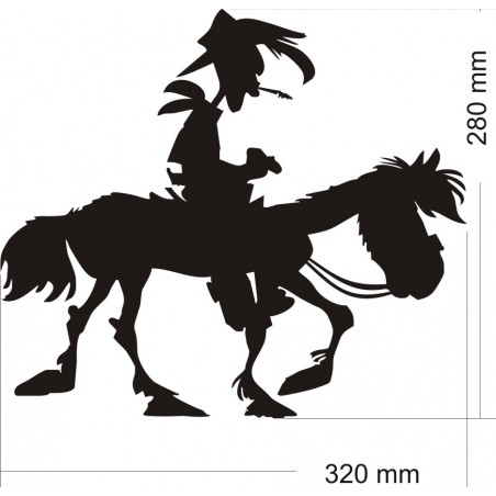 Adesivo Lucky Luke