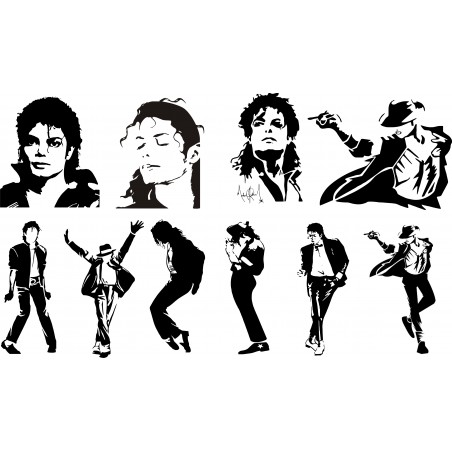 Adesivo Michael Jackson